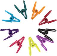 📎 60-pack - multi-purpose utility clothesline clips, steel wire clamp set (assorted colors) логотип