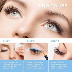 img 1 attached to 💁 LashRay Eyelash Growth Serum and Eyebrow Enhancer: Longer, Stronger, Healthier Lashes & Brows (3ML) Blue, 0.11 Fl Oz
