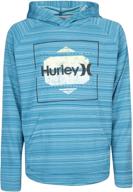 👕 hurley sleeve hooded t shirt light - boys' clothing in tops, tees & shirts logo