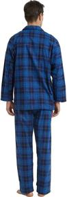 img 2 attached to 🌙 Premium Flannel Sleepwear with Long Sleeves by GLOBAL Pajamas