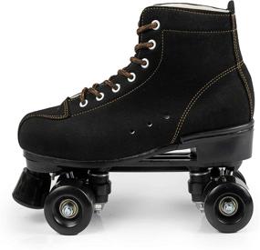 img 2 attached to Shiny Speed Women's Roller Skates - Ideal for Indoors and Outdoors with Gift