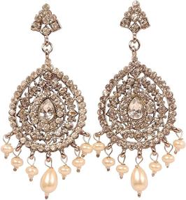 img 4 attached to Touchstone Jewelry Earrings Women PWETL049 01A W