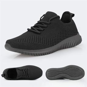 img 3 attached to Breathable Lightweight Walking Sneakers - Sumotia