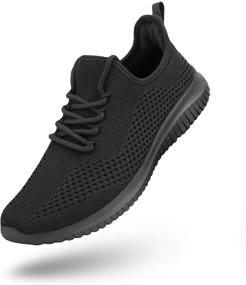 img 4 attached to Breathable Lightweight Walking Sneakers - Sumotia