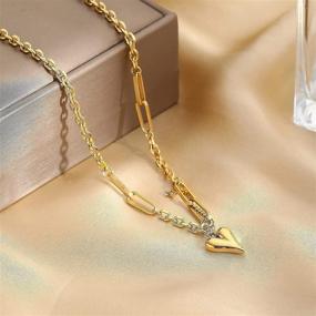 img 3 attached to 🌸 Lovely LYNMOS Necklace: A Delicate Plated Pendant for Girls' Jewelry