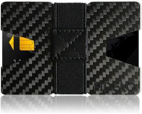 img 3 attached to FIDELO Carbon Fiber Minimalist Wallet Men's Accessories