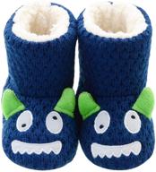 comfy & adorable la plage toddler animal slippers: memory foam indoor/outdoor house shoes for little boys and girls logo