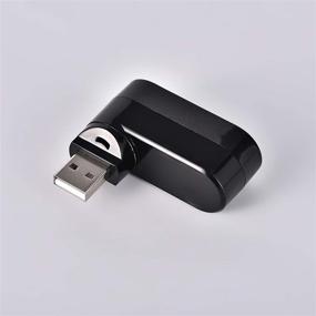 img 3 attached to 💻 USB2.0Hub Dock 3-Port USB Splitter – Высокоскоростной 3-портовый вращающийся хаб (черный)