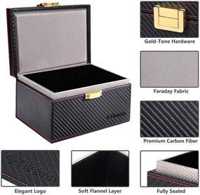 img 2 attached to TICONN Faraday Box: Ultimate Car Key Fob Protector & RFID Signal Blocker