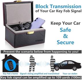 img 3 attached to TICONN Faraday Box: Ultimate Car Key Fob Protector & RFID Signal Blocker