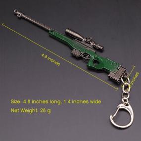 img 1 attached to 🎯 Sniper Shooting Pendant Keyring with Keychain