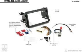 img 3 attached to 🔧 SCOSCHE Install Centric ICFD6BN: Complete Double DIN Installation Solution for Select 2004-08 Ford/Lincoln/Mercury, Premium Sound & Aftermarket Stereo