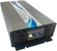 🔌 эффективный кrxny 3000w инвертор сети без подключения к сети: 24v dc на 110v 120v ac преобразователь чистого синусоидального напряжения 60 гц с жк-дисплеем логотип