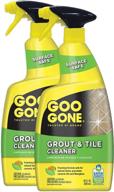 goo gone grout and tile cleaner - 28 oz - mold, mildew, soap scum, and hard water stain remover - safe for ceramic, porcelain, and tile cleaning logo