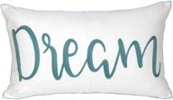 🌙 decopow dream pattern inspirational quote pillow cover: a stylish embroidered decoration for your home логотип