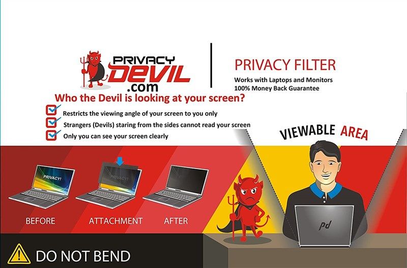 privacydevil pd170w monitors privacy display 로고