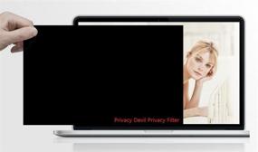 img 3 attached to 🔒 Улучшите конфиденциальность с защитным экраном PrivacyDevil PD170W - фильтр конфиденциальности дисплея 17.0