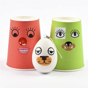 img 1 attached to 🎨 baotongle 1000 Pairs Eye Stickers Labels - Colorful Cute Novelty Stickers for Sealing, Craft, and Decoration