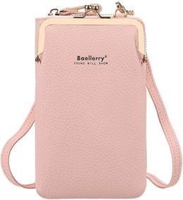 img 4 attached to 👜 Imeetu Small Leather Wallet Crossbody Handbag with Wallet for Women