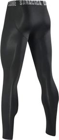 img 2 attached to Saraca Core Compression Leggings Black_Small Sports & Fitness and Cycling