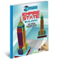 empire state building paper stencil logo