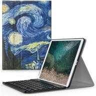 🌃 moko keyboard case – stylish wireless cover for ipad air 3 2019/ipad pro 10.5 2017 with starry night design logo