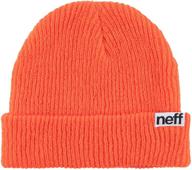 neff men's fold heather beanie hat - ideal winter accessory for fashionable comfort логотип