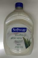 🌿 softsoap aloe vera moisturizing liquid hand soap - 64-ounce refill bottle: ultimate hydration for your hands logo