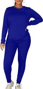 img 4 attached to Kaximil Workout Tracksuit Outfits Legging Sports & Fitness and Team Sports