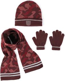 img 4 attached to 🧣 Теплый и стильный набор зимних перчаток и шапок для девочек Accsa для идеального зимнего дополнения.