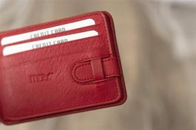 img 4 attached to Premium Pocket Bifold Genuine Leather Wallet: Sleek Style with Ultimate Functionality