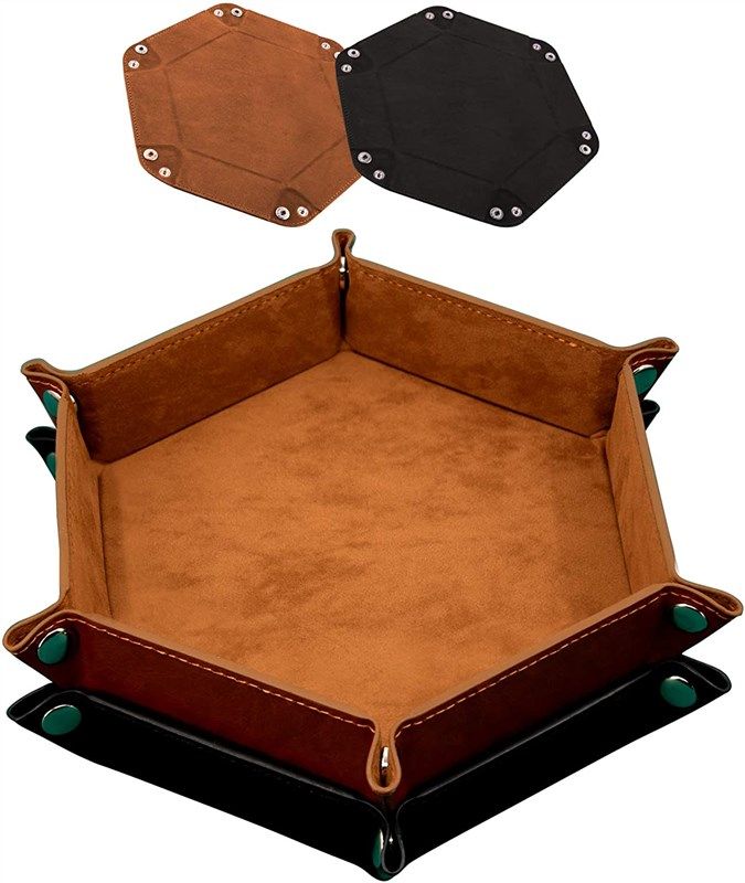 siquk pieces leather folding hexagon 로고