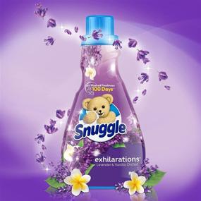 img 1 attached to 🌺 Lavender & Vanilla Orchid Snuggle Exhilarations Liquid Fabric Softener - 32 FL Oz.