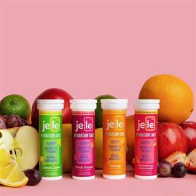 img 3 attached to 🥤 Jele Hydration Tablets for Kids - Mixed Flavors 4 Pack (40 Tablets Total) - All-Natural Sports Drink with Vitamins & Electrolytes - Low Sugar - Vegan, Gluten-Free & Non-GMO