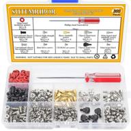 💻 sutemribor 300pcs pc screw standoffs set with screwdriver – ideal kit for hard drive, computer case, motherboard, fan, power graphics! logo
