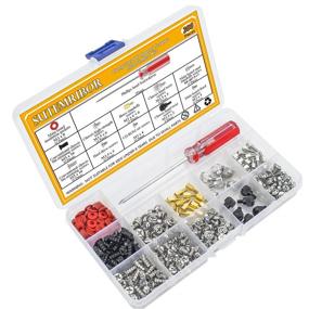 img 3 attached to 💻 Sutemribor 300PCS PC Screw Standoffs Set with Screwdriver – Ideal Kit for Hard Drive, Computer Case, Motherboard, Fan, Power Graphics!
