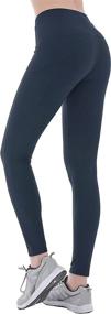 img 3 attached to 🩳 AbleTree Compression Leggings for Women: Elevate Your Workout with High Waist Workout Running Tights Pro Yoga Pants 26&#34;