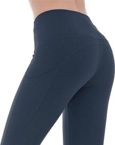 img 2 attached to 🩳 AbleTree Compression Leggings for Women: Elevate Your Workout with High Waist Workout Running Tights Pro Yoga Pants 26&#34;