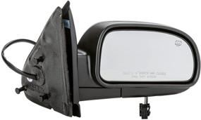 img 3 attached to 🔍 Power Heated Replacement Mirror for Chevrolet/Oldsmobile/GMC Standard Passenger Side - TYC 2130031 Compatible