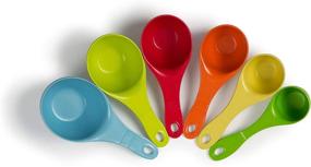 img 3 attached to 🥄 Architec EcoSmart Purelast Measuring Cups Set, 6 Pieces, Multicolor - 1/4C, 1/3C, 1/2C, 2/3C, 3/4C, 1C