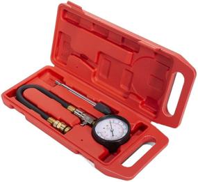 img 4 attached to 🔧 XtremepowerUS 13-Inch Flex Hose Compression Pressure Gauge Tester Cone Adapter with Carrying Case