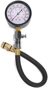 img 2 attached to 🔧 XtremepowerUS 13-Inch Flex Hose Compression Pressure Gauge Tester Cone Adapter with Carrying Case