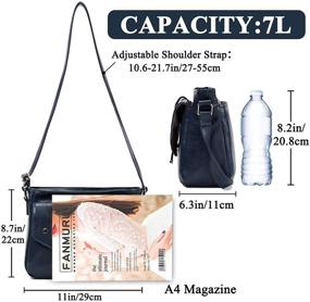 img 2 attached to VASCHY Durable Crossbody Handbags & Wallets for Women - Resistant Shoulder Bags