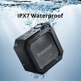 img 3 attached to Tronsmart Groove(Force Mini): Portable Bluetooth Speakers with 10W Power, Bluetooth 5.0, IPX7 Waterproof, 24 Hours Playtime, Built-in Microphone