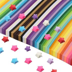 img 4 attached to 🌟 2060 Sheets Star Origami Paper - Assorted Colors for Creative DIY Origami Crafts & Decorations