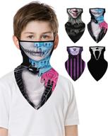 🧣 ultimate triangle covering balaclava: reusable protection for boys' accessories logo