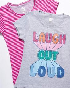 img 3 attached to Star Ride Girls' T-Shirt - 2 Pack Short Sleeve Graphic Tee (Little Girl/Big Girl): Stylish & Comfortable Tops for Girls