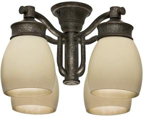 img 1 attached to 🏞️ Casablanca Outdoor Light Fixture in Aged Bronze, Model 99087