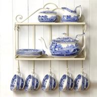 spode 1533006 blue italian teapot логотип