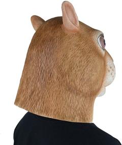 img 1 attached to LarpGears Latex Squirrel Mask Animal